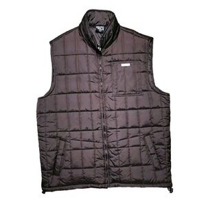Deadstock Southpole Puffer‎ Vest Jacket Mens XL Brown Full Zip
